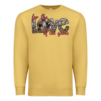 Antique Gold for the love of the game Premium Sweatshirt - SublimationCraftShop