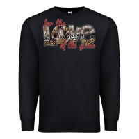 Black for the love of the game Premium Sweatshirt - SublimationCraftShop