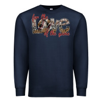 Navy for the love of the game Premium Sweatshirt - SublimationCraftShop