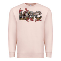 Pale Pink for the love of the game Premium Sweatshirt - SublimationCraftShop
