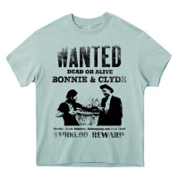 Arona wanted bonnie and clyde, distressed Heavy Core Tee - lanVoArt
