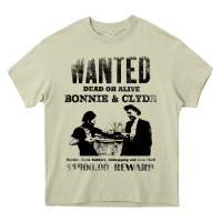 Mossy wanted bonnie and clyde, distressed Heavy Core Tee - lanVoArt