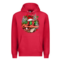 Cardinal Merry christmas Premium Hoodie - FaDigitalArtStudio