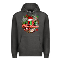 Charcoal Heather Merry christmas Premium Hoodie - FaDigitalArtStudio