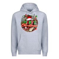 Heather Grey Merry christmas Premium Hoodie - FaDigitalArtStudio