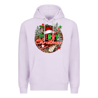 Lilac Merry christmas Premium Hoodie - FaDigitalArtStudio