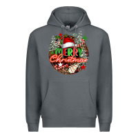 Rock Merry christmas Premium Hoodie - FaDigitalArtStudio