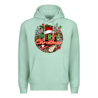 Seafoam Merry christmas Premium Hoodie - FaDigitalArtStudio