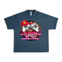 Midnight Navy Gaming is my valentine Urban Heavy Tee - HowdyJamesFarm