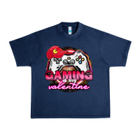 Navy Gaming is my valentine Urban Heavy Tee - HowdyJamesFarm
