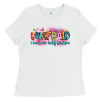 White unafraid i know who holds tomorrow Ladies Tee - Artiststas