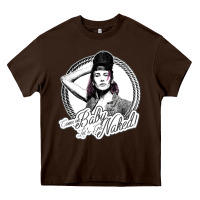 Chocolate Brown teeter come on ba Heavy Core Tee - lanVoArt