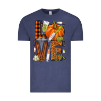 Vintage Denim Fall Nurse love Vintage Tee - NancyCooperArtShop
