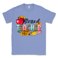Colony Blue blessed teacher Classic Tee - NancyCooperArtShop