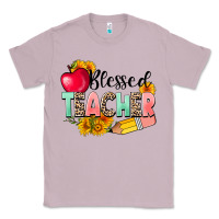 Lilac blessed teacher Classic Tee - NancyCooperArtShop
