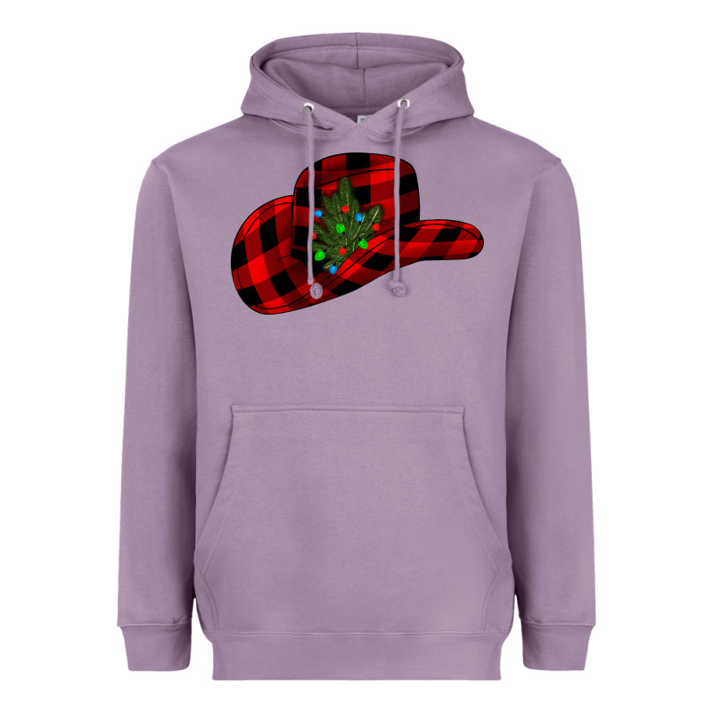 Cowboy Christmas Heavyweight Hoodie by CowhideDigitalArt | Teevron
