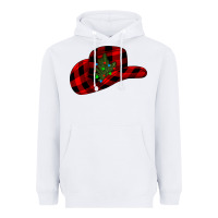 White cowboy christmas Heavyweight Hoodie - CowhideDigitalArt