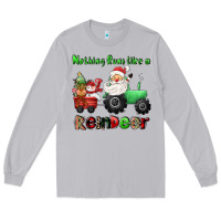 Moon Dust nothing runs like a reindeer Long Sleeve Tee - CowGirlArtShop