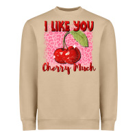 Mushroom i like you cherry much Heavyweight Sweatshirt - FaDigitalArtStudio