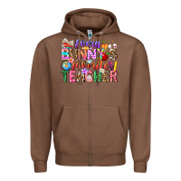 Chestnut Every Bunny Favorite Teacher Easter Zipper Hoodie - CowhideDigitalArt