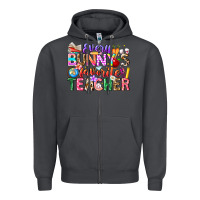 Smoke Every Bunny Favorite Teacher Easter Zipper Hoodie - CowhideDigitalArt