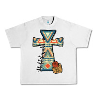 Lunar Rock halleluljah aztec cross Urban Heavy Tee - JahusDesignShop
