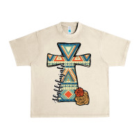 Sandshell halleluljah aztec cross Urban Heavy Tee - JahusDesignShop