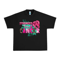 Black Stronger than Cancer Urban Heavy Tee - HowdyJamesFarm