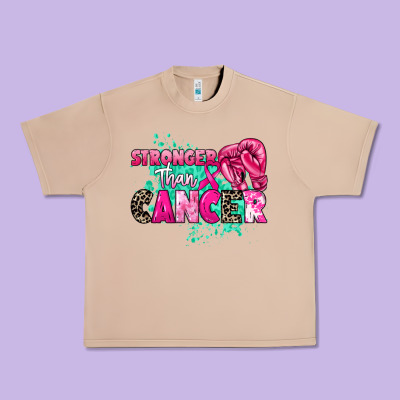 Stronger Than Cancer Urban Heavy Tee Designed By Howdyjamesfarm