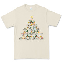 Bicycle Christmas Tree Funny Biker Bicyclist Xmas For Family Long Slee Premium Tee | Teevron