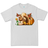 Dove Grey Fall Squirrel Premium Tee - LillyAllenDesigns