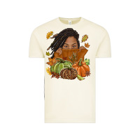 Vintage Arctic Fall with black girl Vintage Tee - NancyCooperArtShop