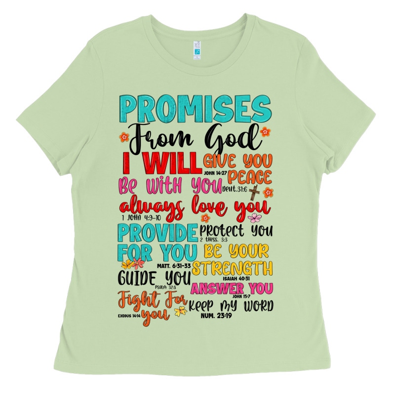 Promises From God Ladies Tee by Artiststas | Teevron