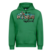 Emerald he is risen indeed Urban Hoodie - BarkalooDesign