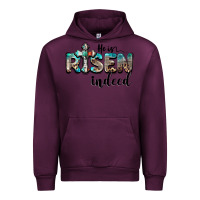Mauve Wine he is risen indeed Urban Hoodie - BarkalooDesign