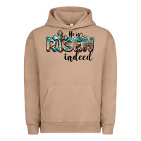 He Is Risen Indeed Urban Hoodie | Teevron