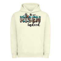 Pigment Pistachio he is risen indeed Urban Hoodie - BarkalooDesign