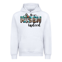 White he is risen indeed Urban Hoodie - BarkalooDesign