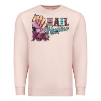 Pale Pink nail hustler Premium Sweatshirt - SublimationCraftShop