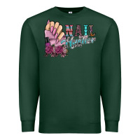 Sports Green nail hustler Premium Sweatshirt - SublimationCraftShop