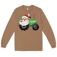 Toasted Coconut santa tractor Long Sleeve Tee - CowGirlArtShop