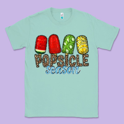 Popsicle Season Classic Tee Designed By Racoondesign