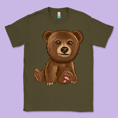 Bear Classic Tee Designed By Texasbilliewilder