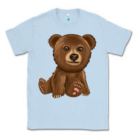 Dusty Blue bear Classic Tee - texasbilliewilder