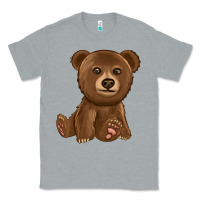 Heather Grey bear Classic Tee - texasbilliewilder