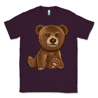 Plum bear Classic Tee - texasbilliewilder