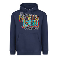 Navy have a holly jolly christmas Heavyweight Hoodie - CowhideDigitalArt