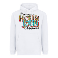 White have a holly jolly christmas Heavyweight Hoodie - CowhideDigitalArt