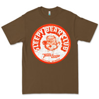 Cacao sleepy bear club   70s thrift store aesthetic Premium Tee - lanVoArt