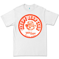 White sleepy bear club   70s thrift store aesthetic Premium Tee - lanVoArt